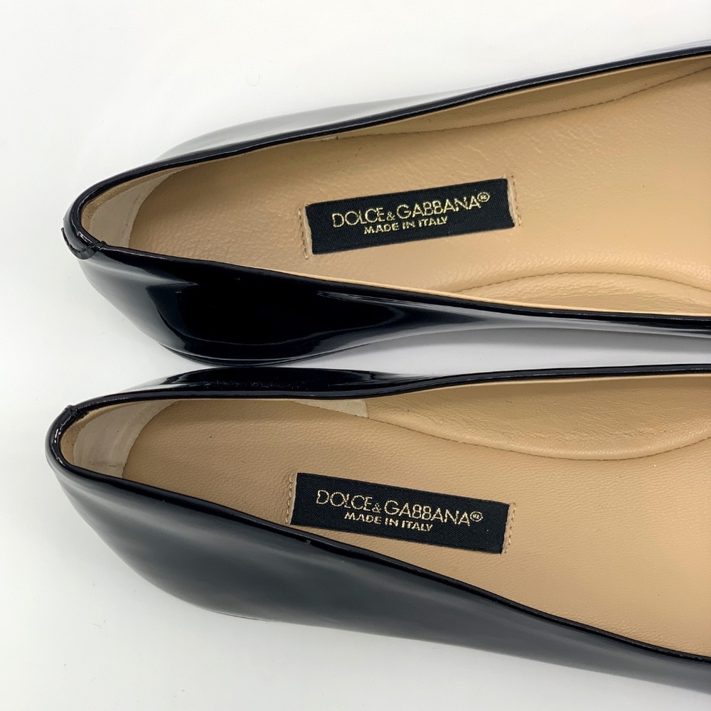 ⚡️SOLD! NIB DOLCE & GABBANA Leather Heart Flats - Picture 7 of 7
